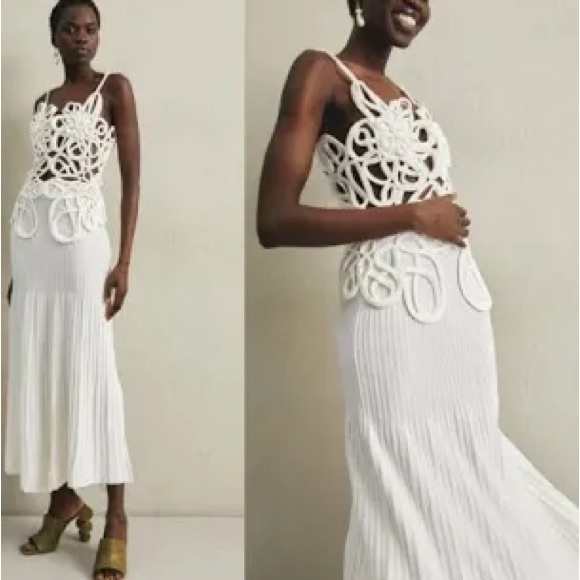 Cult Gaia White Crochet Dress - Picture 4 of 4